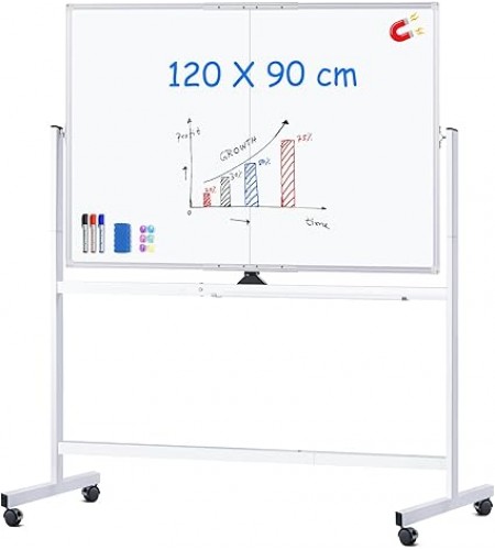 Quadro Magnético Móvel de Dupla Face - 120 x 90 cm